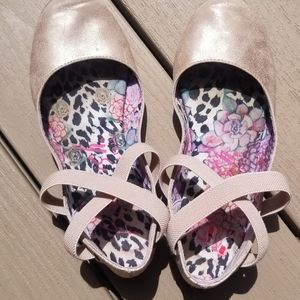 GUC GIRLS GOLD BLOWFISH BALLET FLATS SIZE US 2